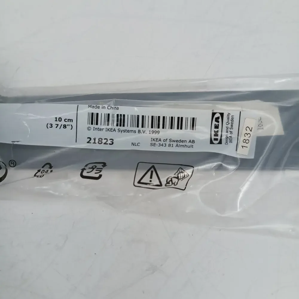 2 Of IKEA Besta Support Leg Grey 10cm (3 7/8”) Part 502.936.04 21823 New Sealed